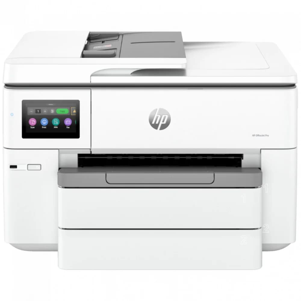 МФУ HP 537P5C OfficeJet Pro 9730 WF AiO (A3) Color Ink Printer/Scanner A3/Copier/ADF, 1200x1200 dpi, 1200MHz, 512MB, 22/18 ppm, 500 pages tray, Print Duplex, USB+Ethernet+Wi-Fi, duty 30000 pages