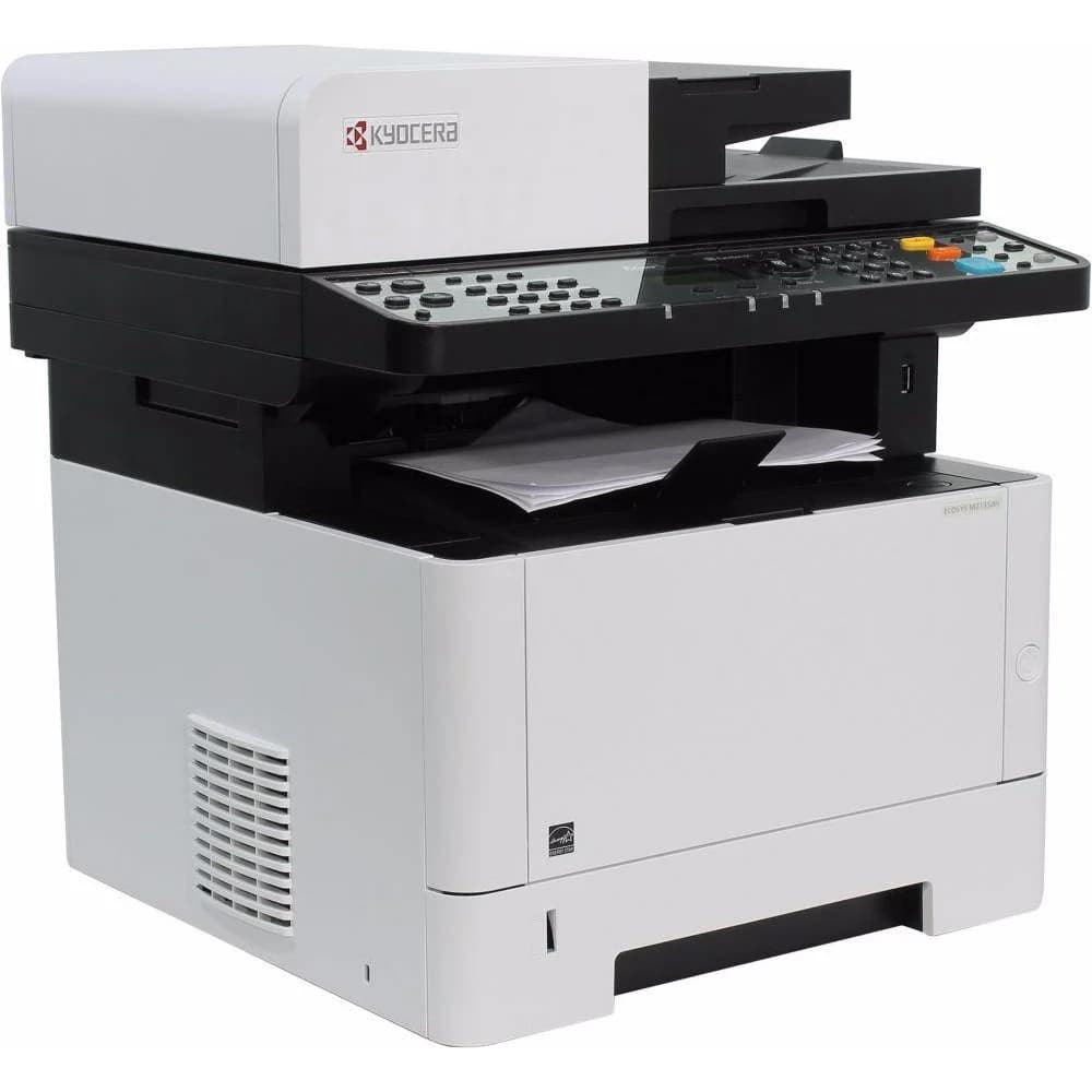 Лазерный копир-принтер-сканер Kyocera M2135dn (А4, 35 ppm, 1200dpi, 512Mb, USB, Network, автоподатчик, тонер) с дополнительным тонером TK-1150