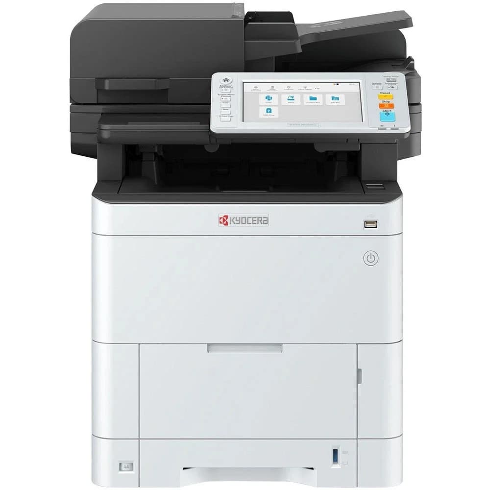 МФУ Kyocera ECOSYS MA3500cifx (P/C/S/F, цвет. лазерный, A4, 35 стр/мин, 1200x1200 dpi, 1,5 Гб, USB 2.0, Network, лоток 250 л., Duplex, DADF, старт.тонер 3500/2500 стр.)