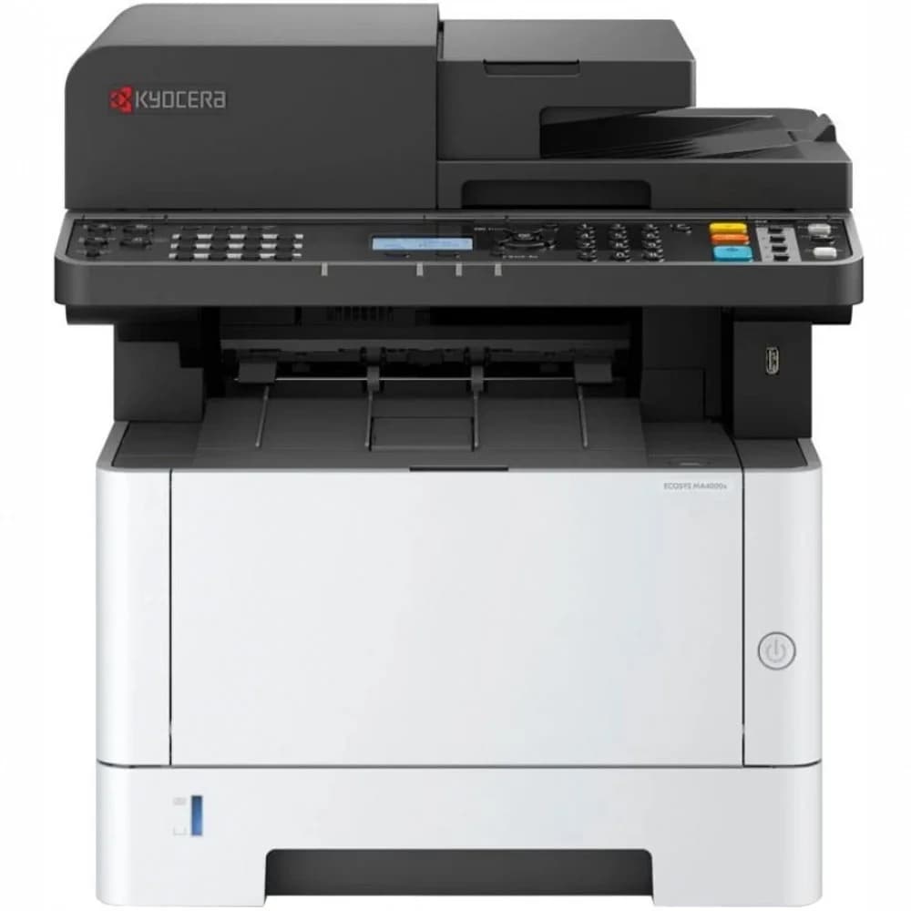 МФУ Kyocera лазерное Ecosys MA4000x А4, АЗИЯ, черно-белая печать, 40 стр/мин, 1200х1200dpi, 1024 МГц, 1024 Мб, 50АПД, 150+100, USB, стартовый картридж (ч/б) 3600 стр, белый корпус (110C143AX0)