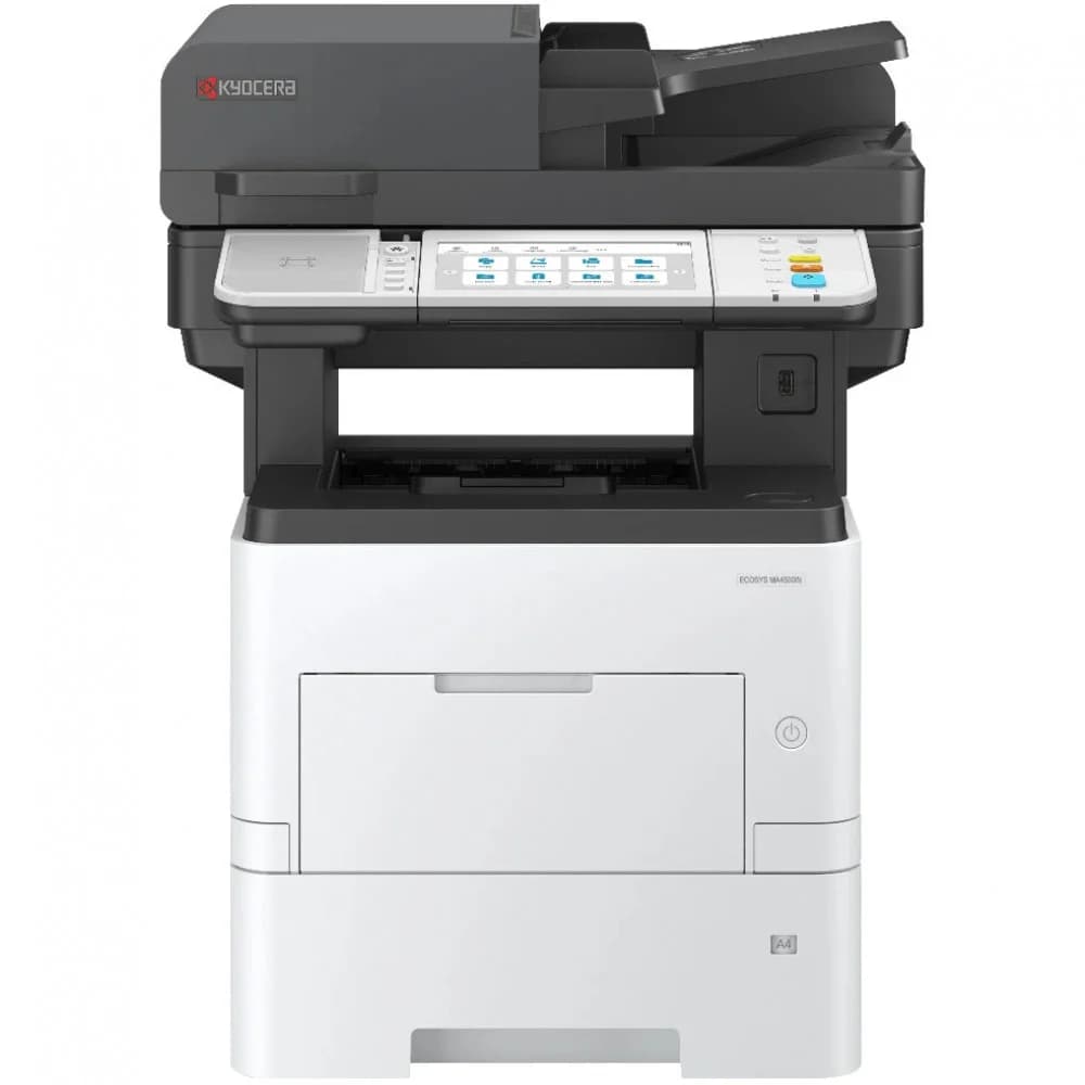 Kyocera ECOSYS MA4500ifx P/C/S/F, ч/б лазерный, A4, 45 стр/мин, 1200x1200 dpi, 1 Гб, USB 2.0, Network, HyPAS, лоток 500 л., Duplex, автопод., старт.тонер 6000 стр.