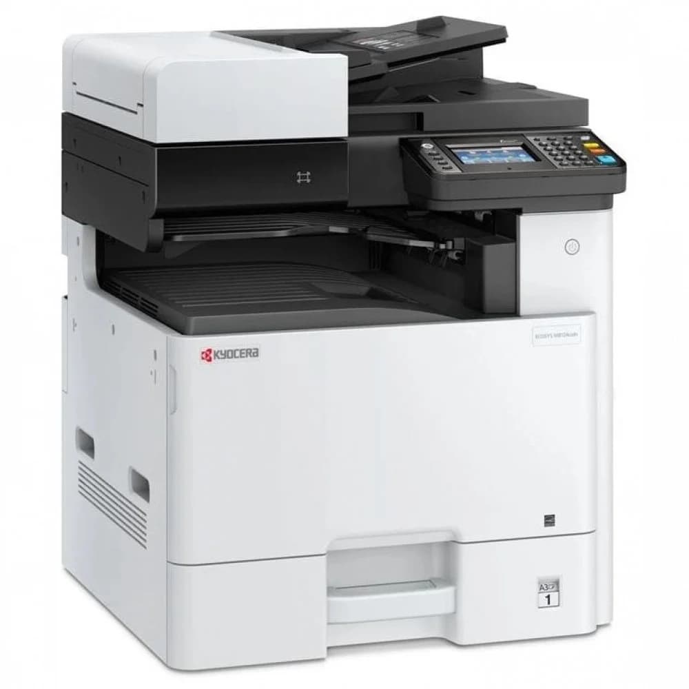 Kyocera M8124cidn (Азия, аналог 1102P43NL0 ) P/C/S, А3, 24/12(A4/A3) стр/мин, 1200x1200 dpi, 1,5 Гб, USB 2.0, Network, HyPAS, лоток 500 л., Duplex, старт.тонер 3000/1500(BK/CMY) орг. тонер Tk-8110