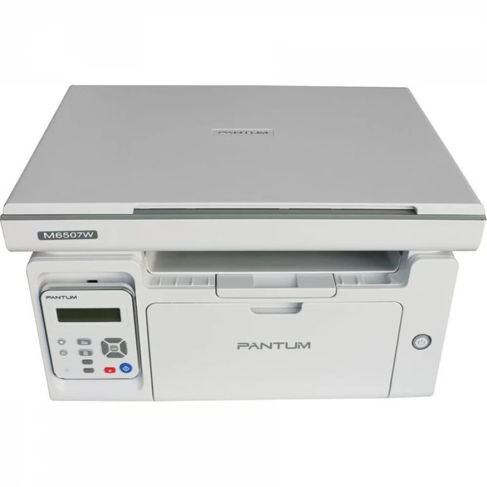 M6507W (копир, принтер, цв. сканер) (чб., A4, 22ppm, 128MB, 600MHz, 60-163 г/м2, 1200x1200 dpi, макс. 20т мес., GDI, USB 2.0, Wi-Fi, емкость лотков подачи - 150 листов, в комплекте стар.-й картридж