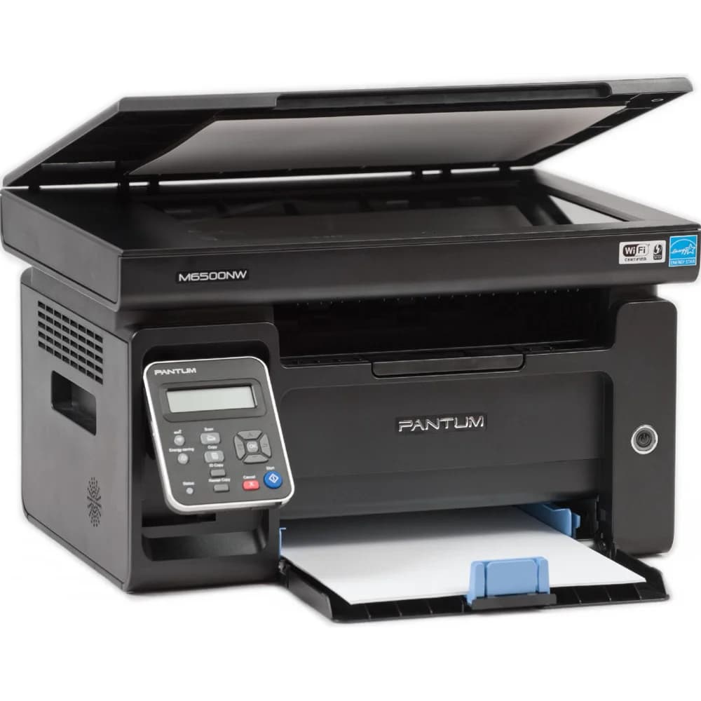 МФУ лазерный Pantum M6550NW чёрный (А4, принтер/сканер/копир, 1200dpi, 22ppm, 128Mb, ADF35, WiFi, Lan, USB, стартовый картридж 1600 ) (M6550NW)