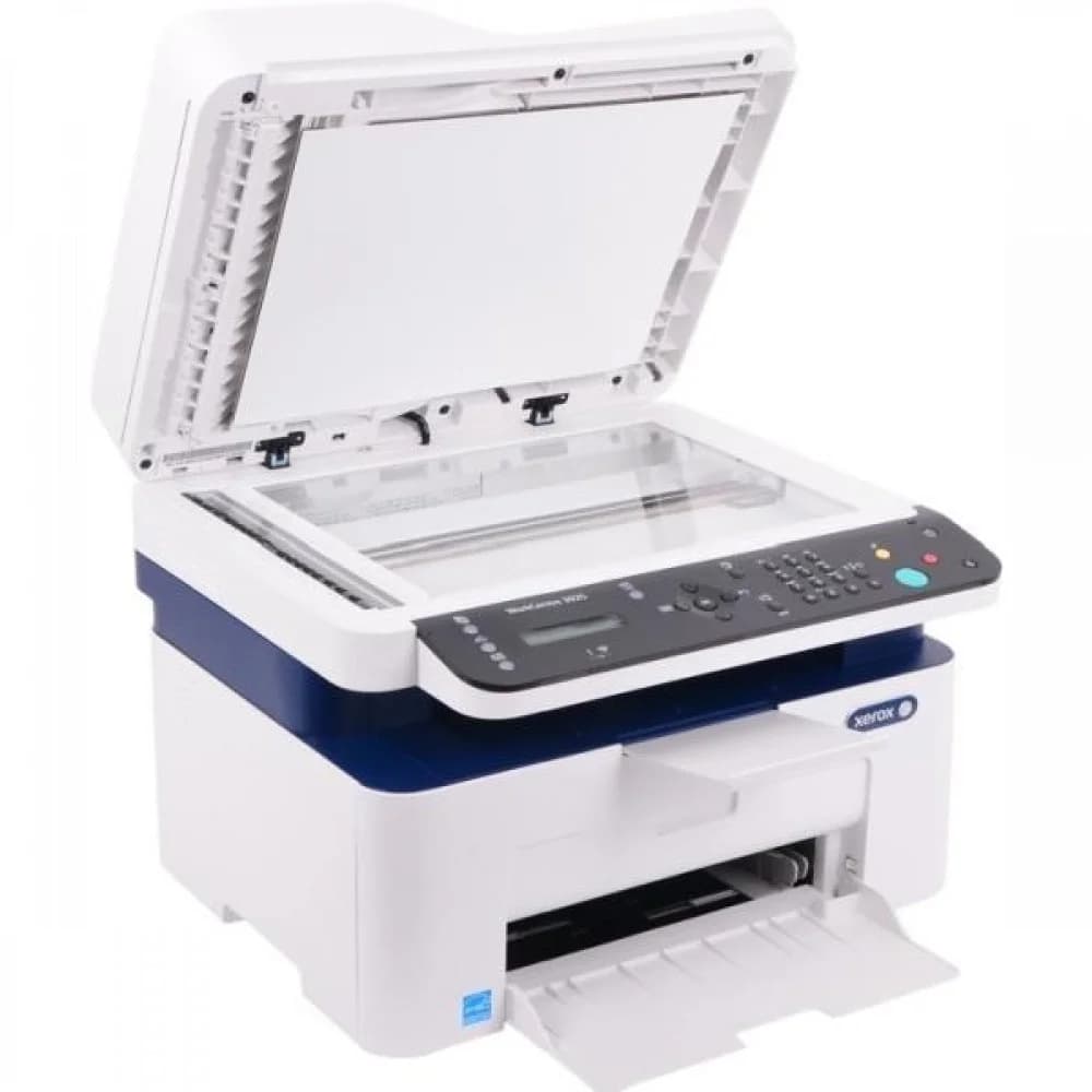 Монохромное МФУ, Xerox, WorkCentre 3025NI, A4, Лазерное, 20 стр/мин, P/C/S/F, Нагрузка (max) 15K в месяц, 40-sheet ADF, 150+1 стр. - емкость лотков подачи, 600MHz, 128MB, GDI, USB 2.0, 10/100 Ethern