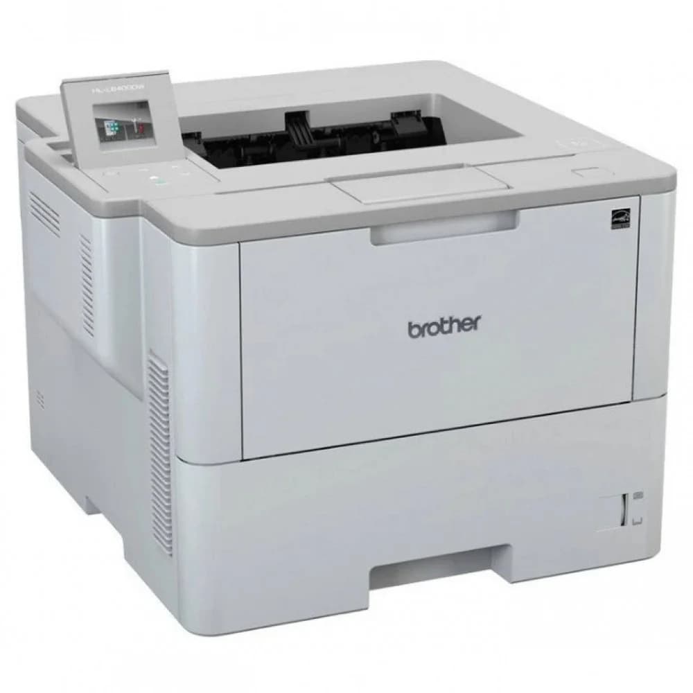 HLL6450DWR1_D - Принтер Brother HL-L6450DW, A4, 50 стр/мин, 512Мб, дуплекс, GigaLAN, WiFi, лоток 520л, NFC, USB, стартовый картридж 20000стр