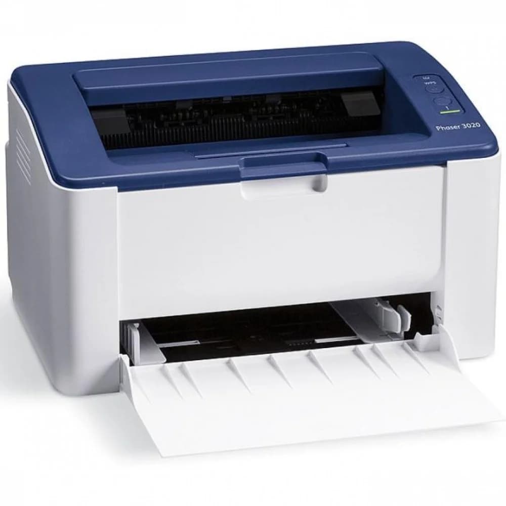 Монохромный принтер, Xerox, Phaser 3020BI, A4, Лазерный, 20 стр/мин, Нагрузка (max) 15K в месяц, 150 стр. - емкость лотков подачи, 600MHz, 128MB, GDI, USB 2.0, Wi-Fi, Apple AirPrint