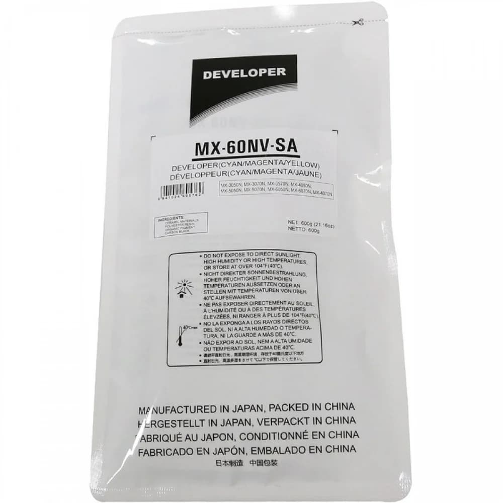 Девелопер Cet CET171010 (MX-60NVSA) для Sharp MX-3050N/4050N/5070N/C3081R/C5081D 400000стр.