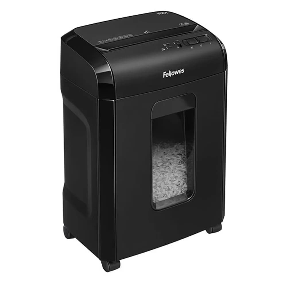 Шредер Fellowes PowerShred 10M (секр.P-5)/фрагменты/10лист./19лтр./скобы/пл.карты