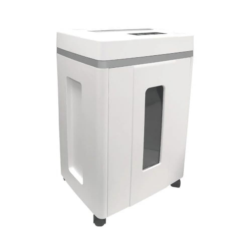 Шредер Office Kit S200TSCD 0,8x2 белый (секр.P-7) фрагменты 6лист. 25лтр. скобы пл.карты CD