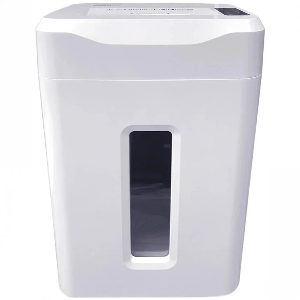 Шредер Office Kit S243N 3,9х38 белый (секр.P-4) фрагменты 35лист. 35лтр. скрепки скобы пл.карты CD