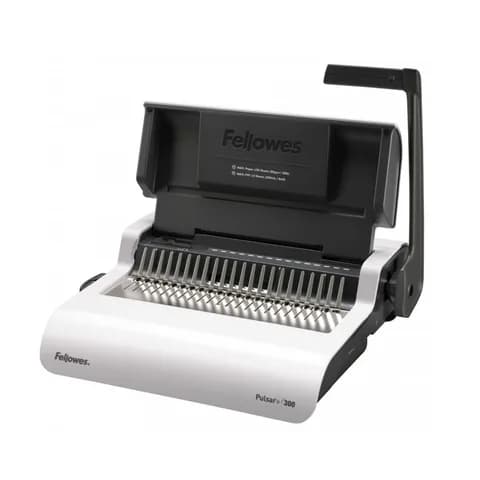 Переплетчик, Fellowes, PULSAR+ (FS-56276), на пластиковую пружину, сшивает до 300 лист., перфорирует 20 лист., Белый