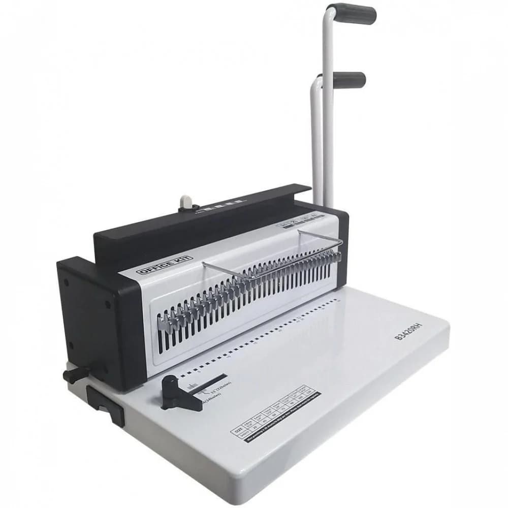Переплетчик Office Kit B3420RH A4/перф.20л.сшив/макс.120л./метал.пруж. (4.8-14.3мм)