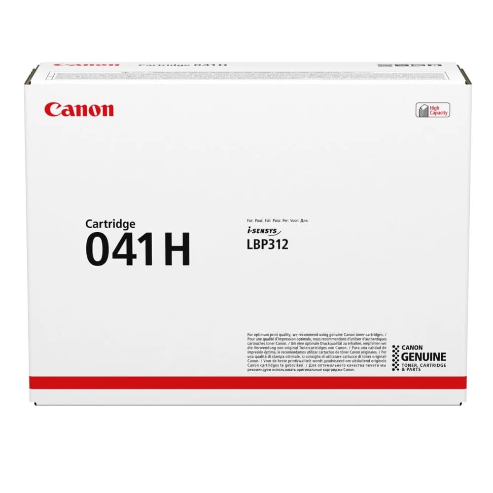 Картридж Canon 041 H, лазурный, черный, 20 000