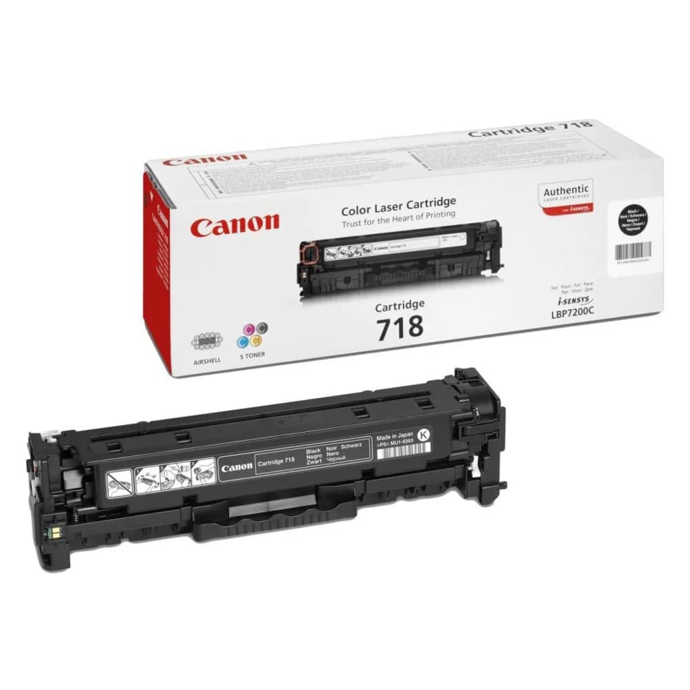 Картридж Canon 718Bk лазерный черный