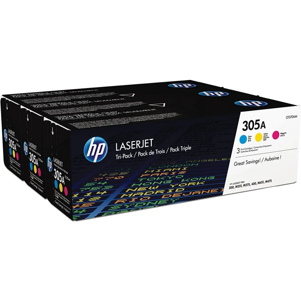 Cartridge HP 305A голубой/пурпурный/желтый CLJ M451 (CE411A, CE412A, CE413A)