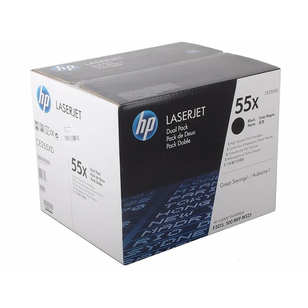 Cartridge HP/CE255XD/Лазерный/черный