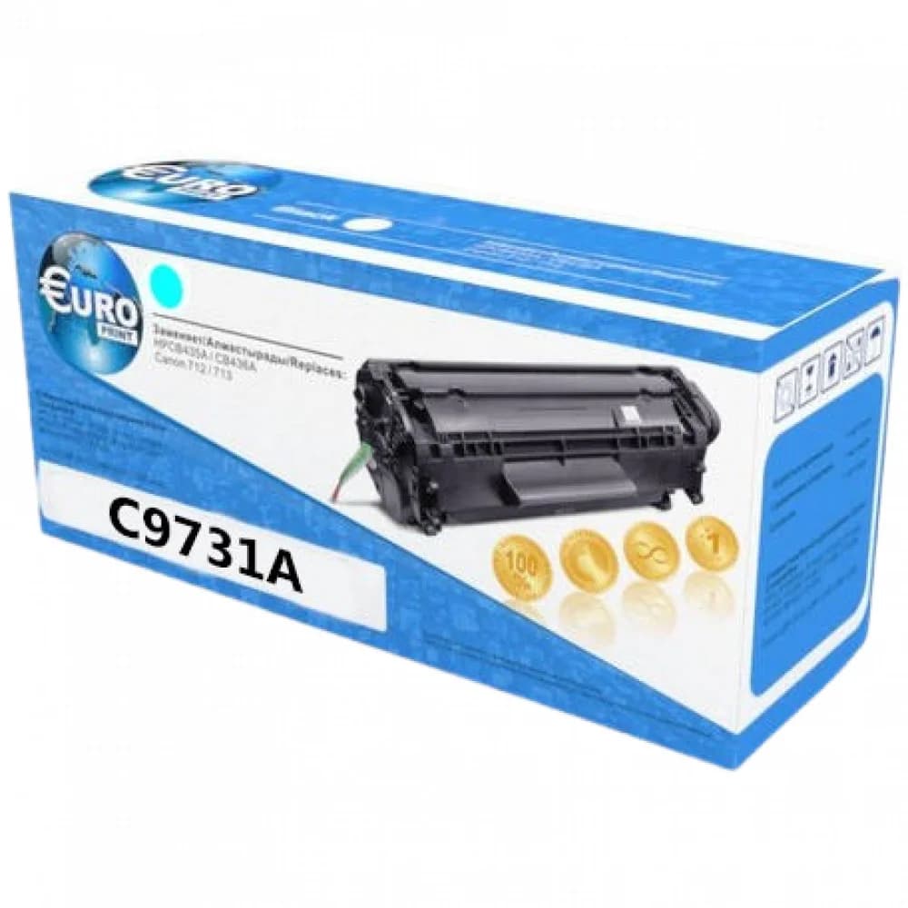 Картридж HP Europe/C9731A/Лазерный/голубой