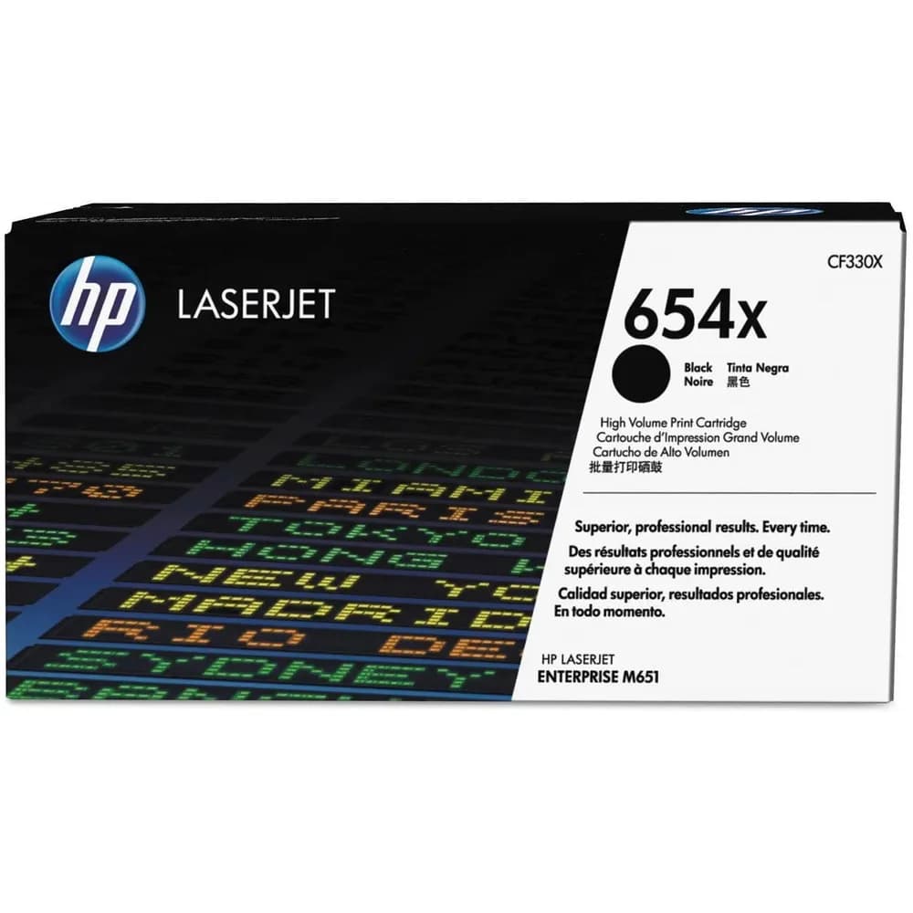 Картридж лазерный HP 654x CF330XC черный (20500стр.) для HP CLJ Flow M680z/M651dn/ (плохая упаковка)