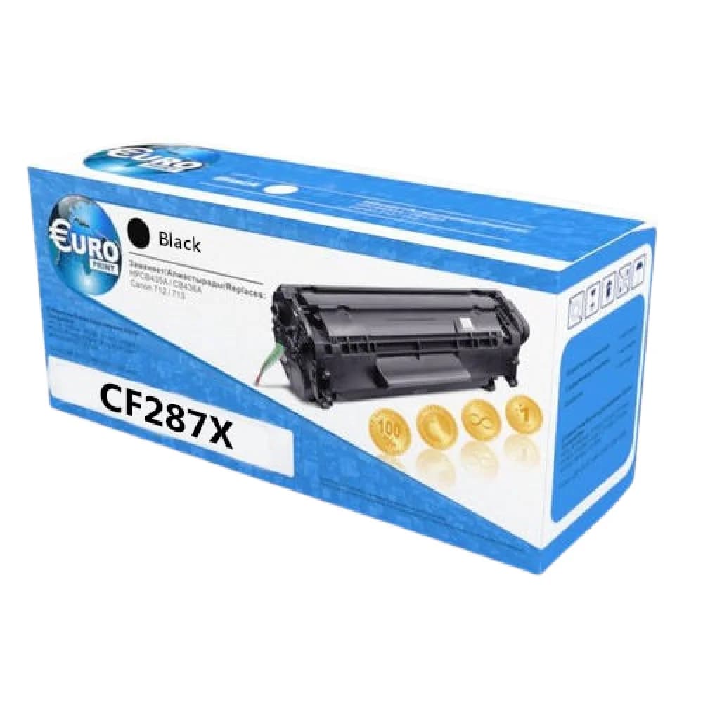 Cartridge /CF287X/Laser/black HP CF287X Тонер-картридж 87X черный повышенной емкости (High Yield) для LaserJet Enterprise M506, MFP M527 Black 18К