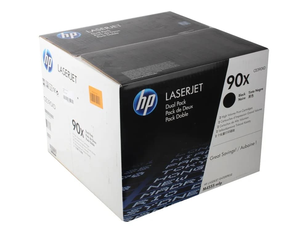 Cartridge HP 90X для HP LJ M4555mfp/M602/M603, двойная упаковка (2 x 24 000 стр.)