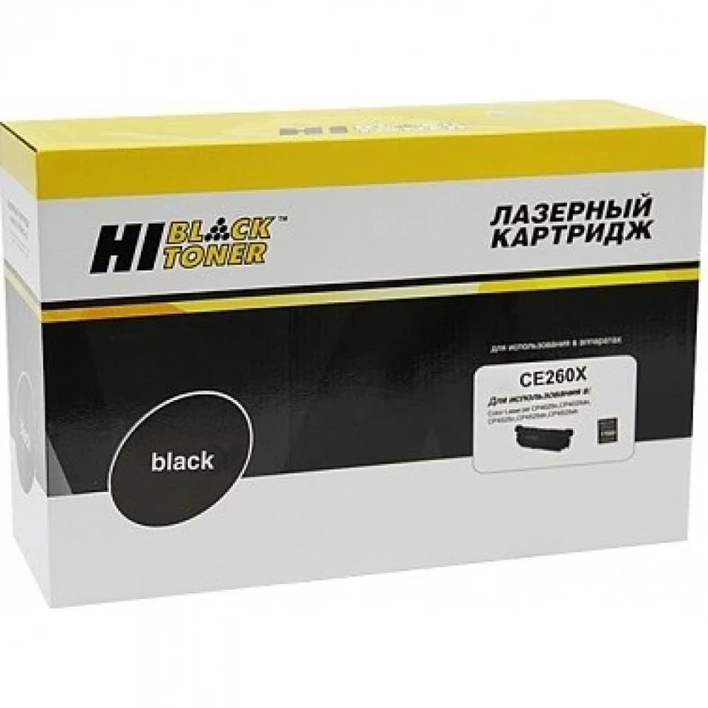 Cartridge HP Color LaserJet CE260X, CLJ CP4525, черный (17 000 стр.)