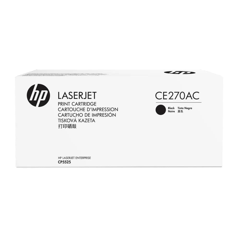 Картридж HP Europe/CE270AC/Лазерный/черный