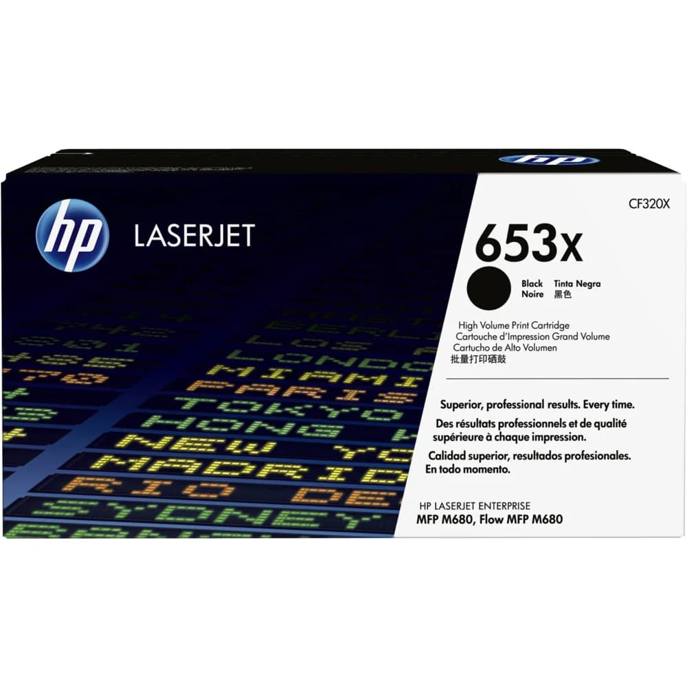 Cartridge HP 653X для LJ MFP M680dn черный (21000 стр)
