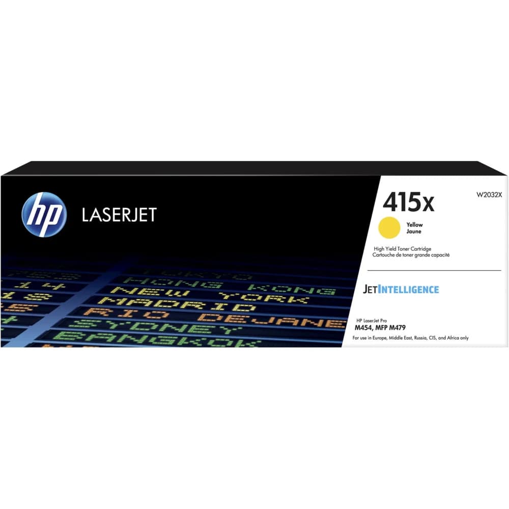 Картридж лазерный HP 415X W2032XC желтый (6000стр.) для HP LJ M454/MFP M479 (техн.упак)