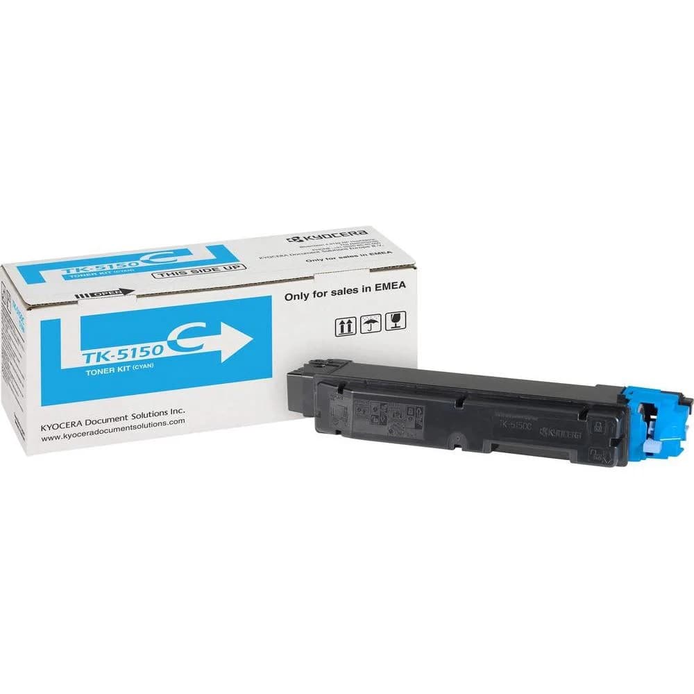 Тонер-картридж Kyocera TK-5150C синий для P6035cdn/M6535cidn (10 000 стр.)