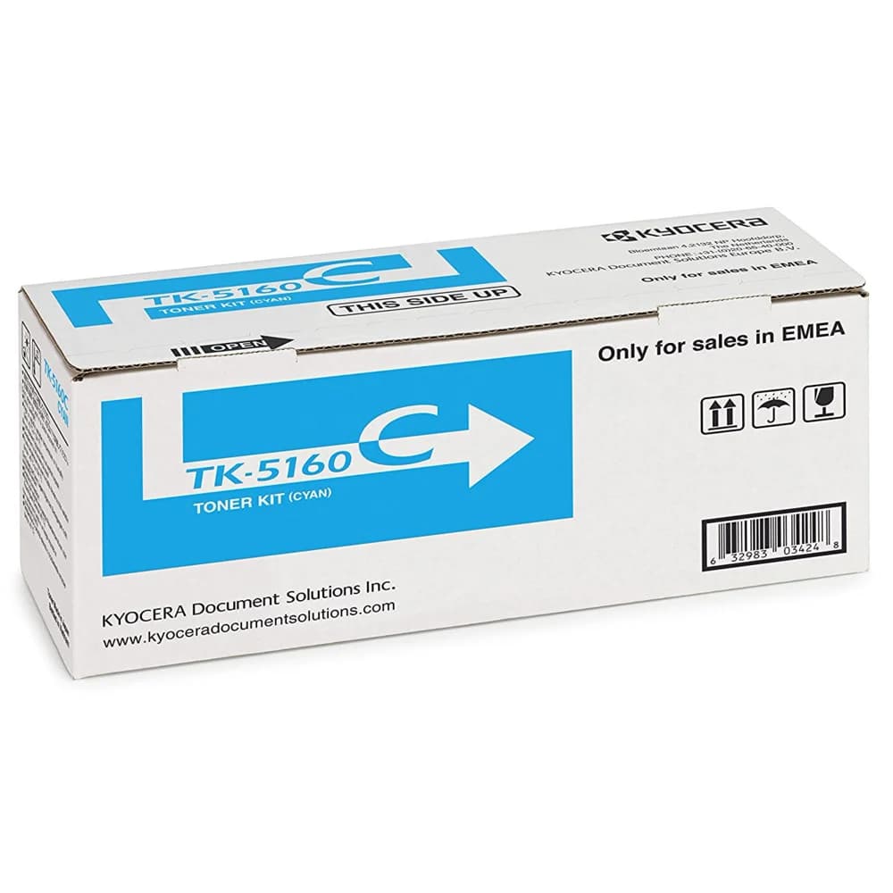 Тонер-картридж Kyocera TK-5160C (голубой) ECOSYS P7040cdn (12 000 стр.)