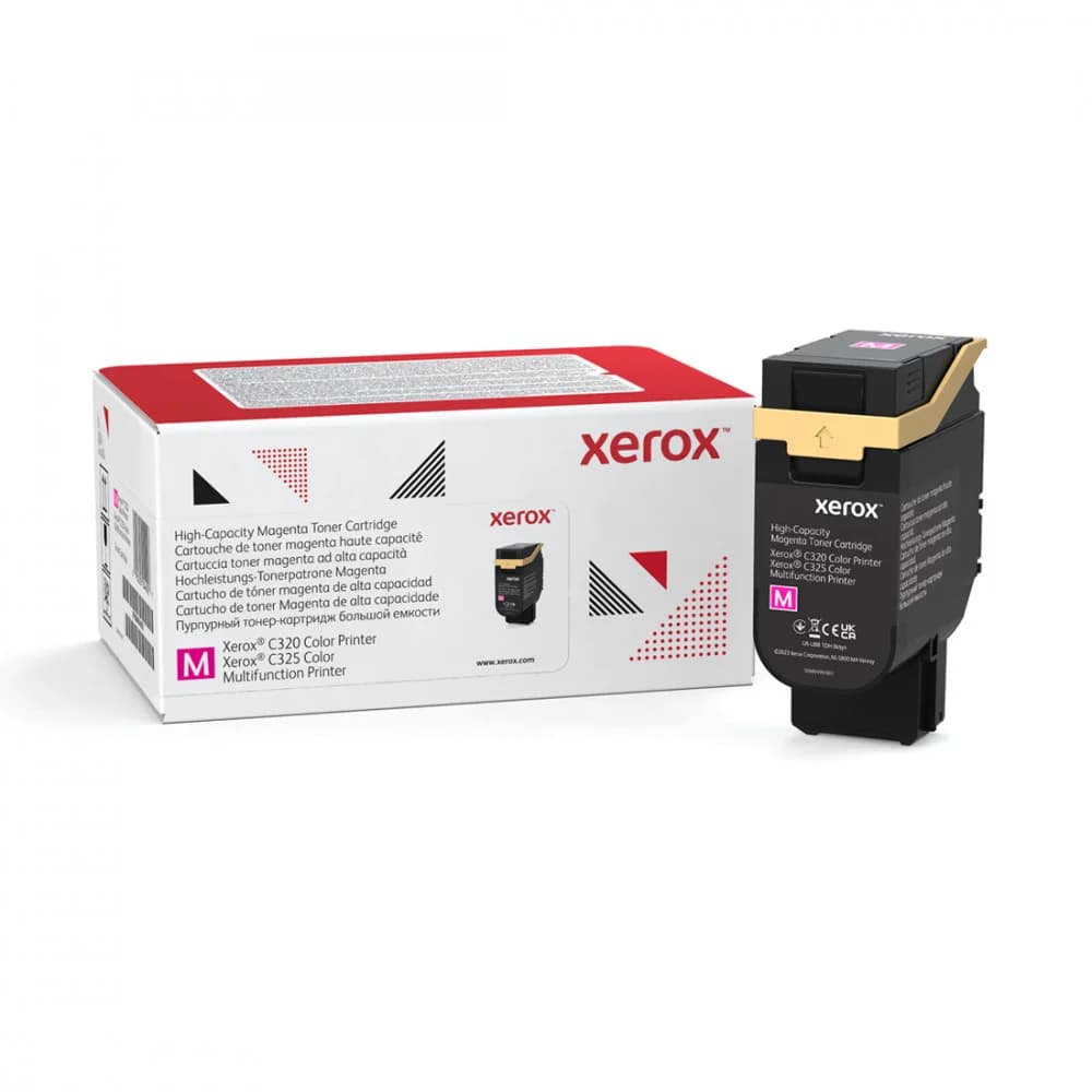 Тонер-картридж повышенной емкости, Xerox, 006R04833 (малиновый), Для Xerox C320/C325, 5 500 страниц (А4)