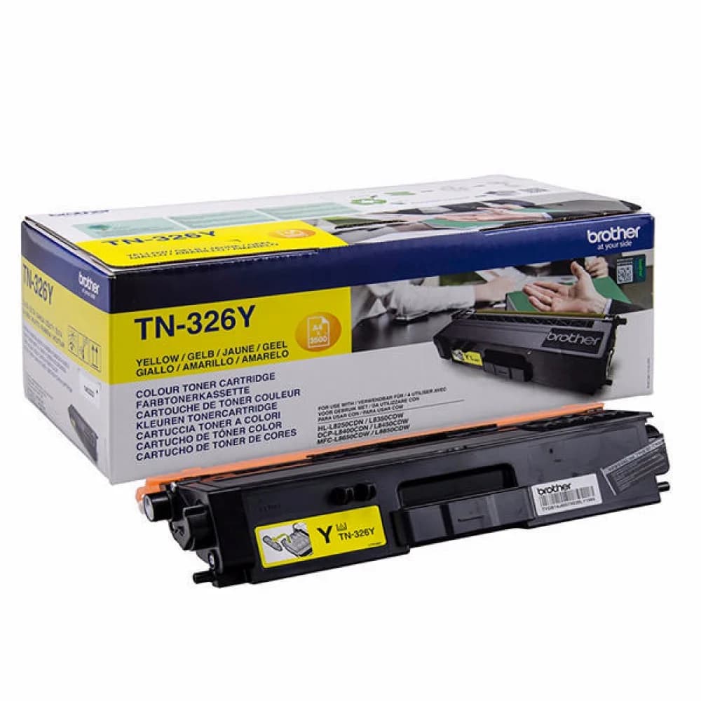 Тонер-картридж TN326Y для HL-L8250CDN, MFC-L8650CDW жёлтый повышенной ёмкости (3500 стр)