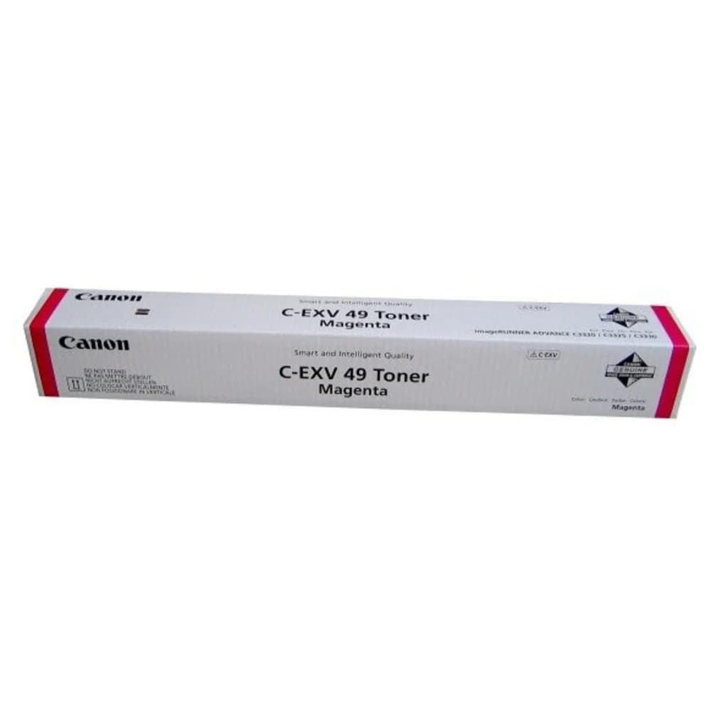 Toner C-EXV 49 Magenta Цвет Пурпурный Технология печати Лазерная Кол-во страниц 19000 Тонер пурпурный, оригинальный для Canon imageRUNNER ADVANCE C3320/C3320i/C3325i/C3330i/C3520/3525. Ресурс 19000