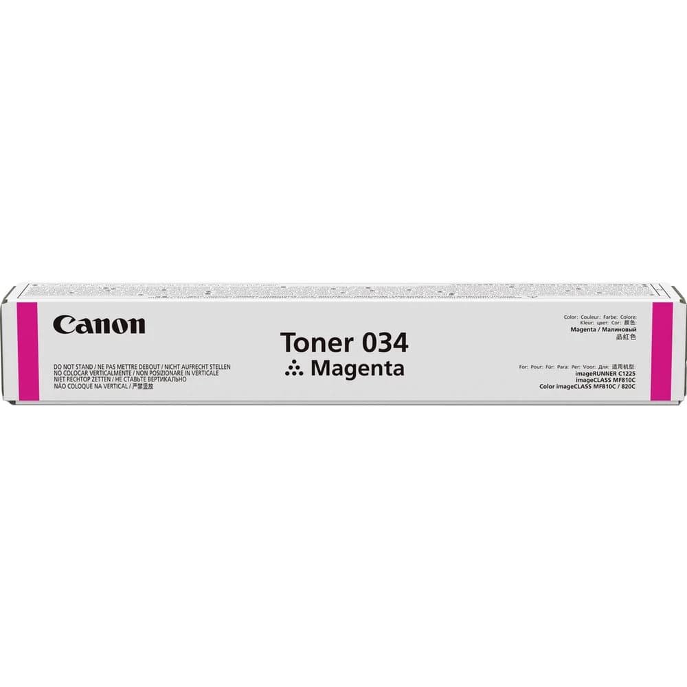 Тонер Canon/034 MG/Лазерный/пурпурный Ресурс тонер тубы - 7 300 стр.