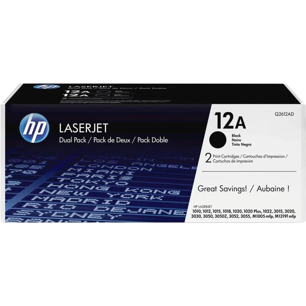 HP Q2612AH Black Contract Original LaserJet Toner Cartridge