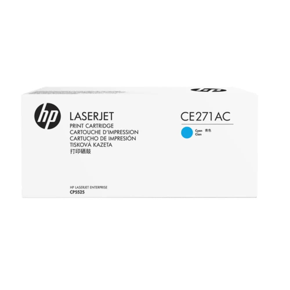 Тонер Картридж HP 650A CE271AC голубой (15000стр.) для HP LJ CP5520/5525 (техн.упак)