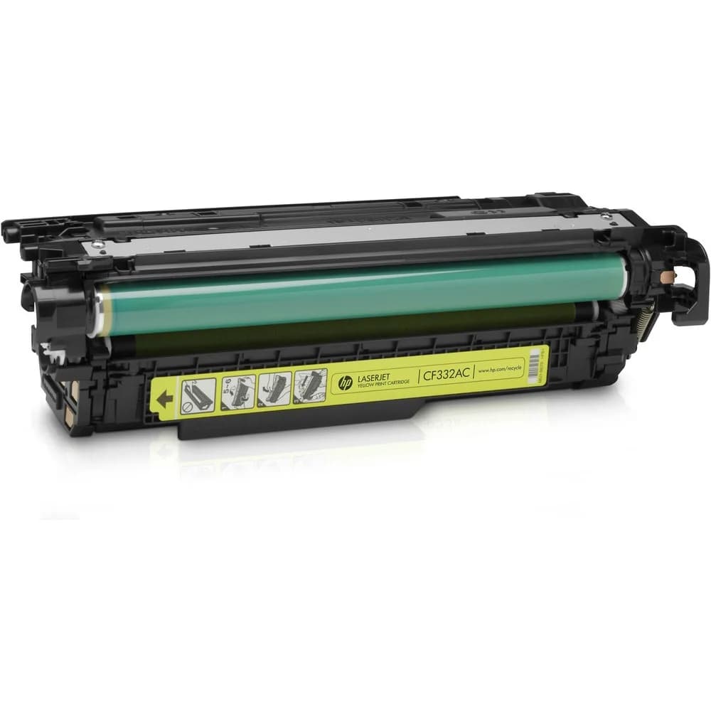 Картридж лазерный HP 654A CF332AC желтый (15000стр.) для HP CLJ Ent M651n/M651dn/M651xh/M680dn