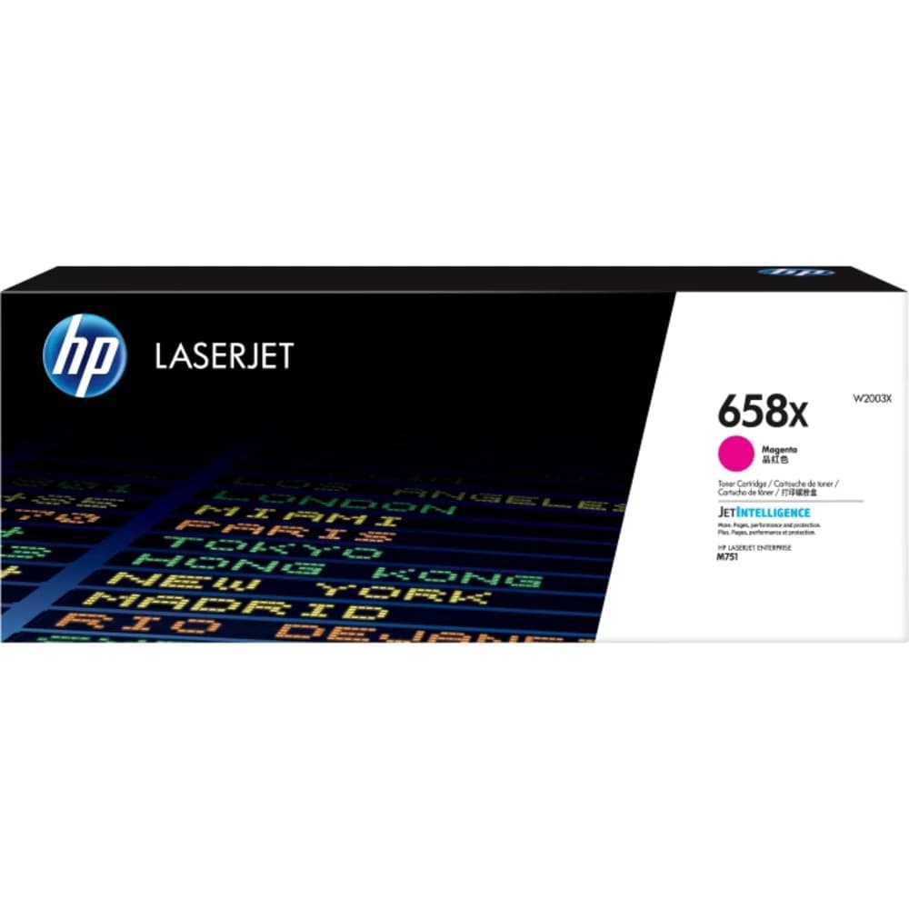 HP 658X Magenta LaserJet Toner Cartridge