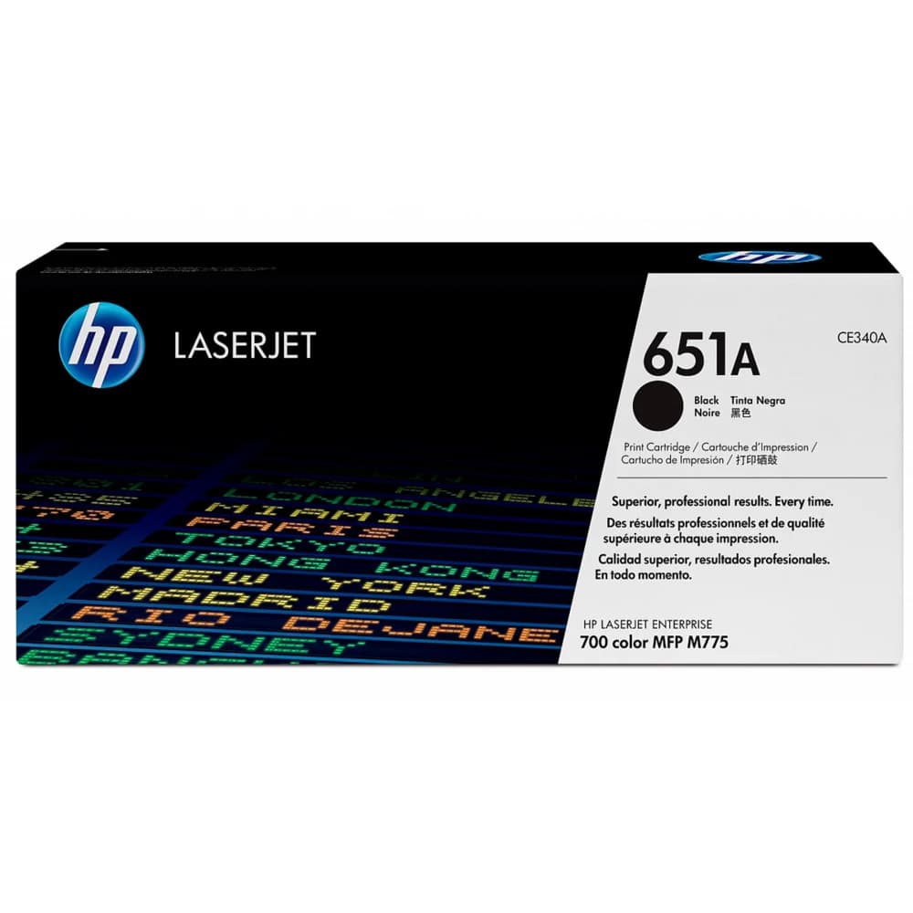 HP CE340AH Black Contract Original LaserJet Toner Cartridge