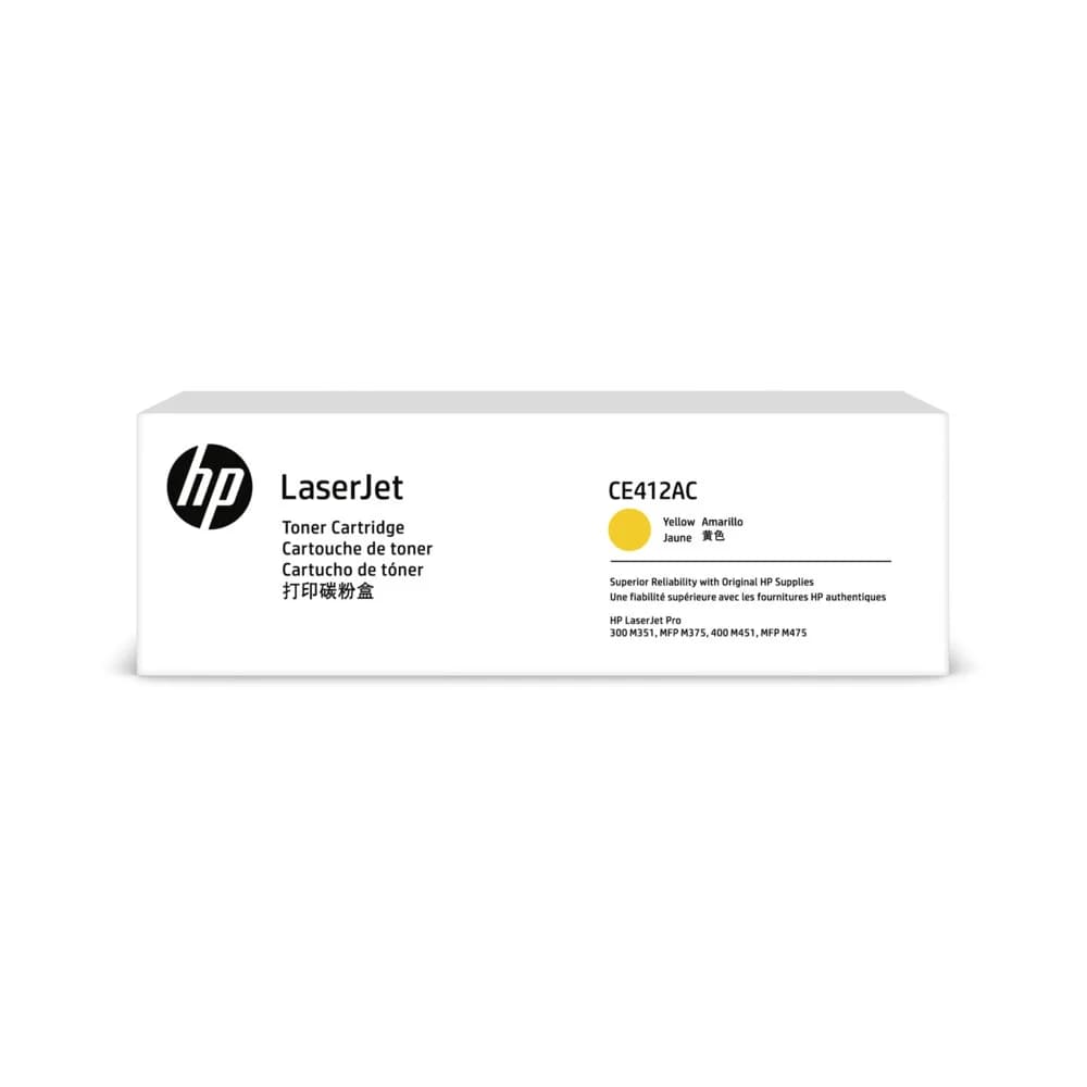 Тонер Картридж HP CE412AC желтый для CLJ M451 (в технологической упаковке) (плохая упаковка)