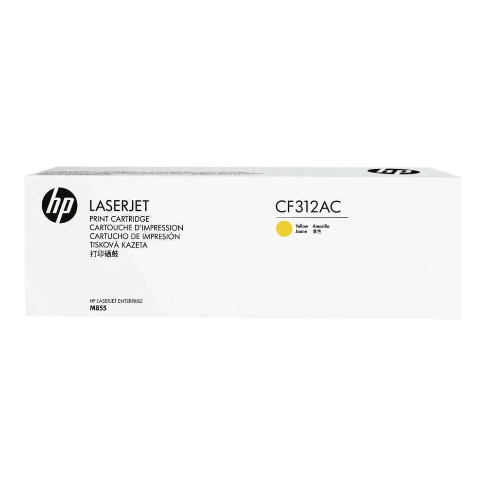 Картридж лазерный HP CF312AC желтый для HP CLJ Ent M855/826A