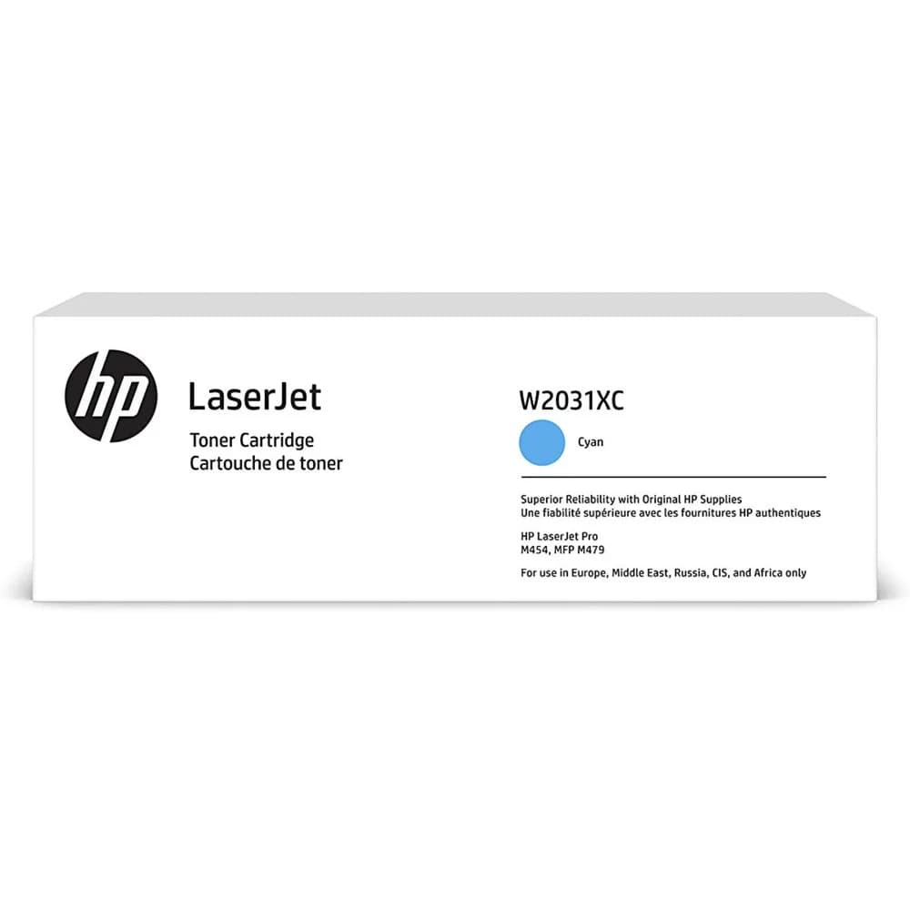 Картридж лазерный HP 415X W2031XC голубой (6000стр.) для HP LJ M454/MFP M479 (техн.упак)