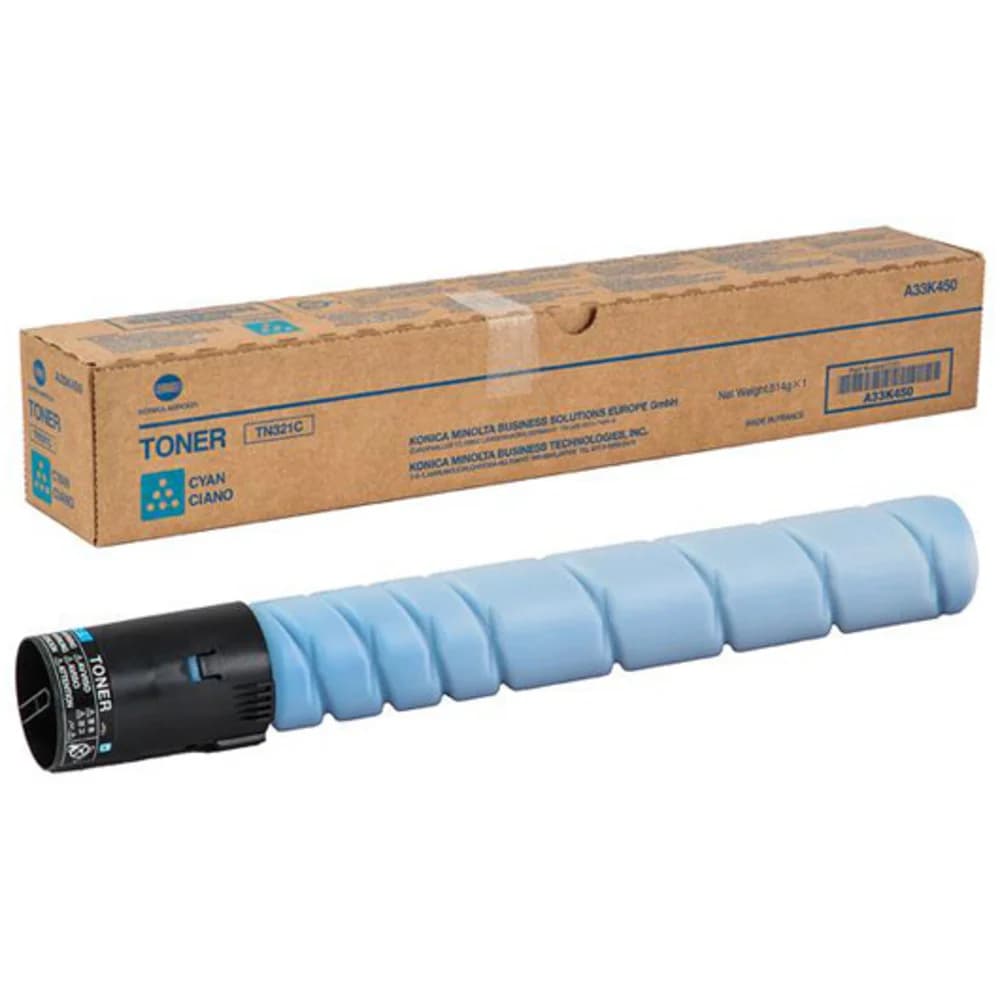 Тонер Konica Minolta Bizhub C224/C284/C364 TN321C, cyan (25K)