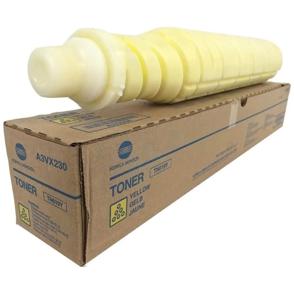 Картридж Konica Minolta Тонер-картридж AccurioPress C3070/C3080/C3080P желтый TN-619Y ресурс 71K