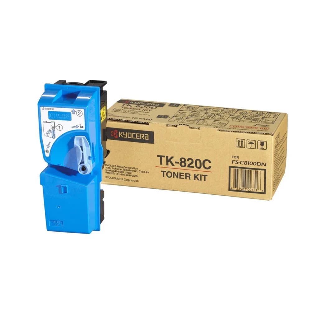 Тонер-картридж TK-820C 7 000 стр. Cyan для FS-C8100DN