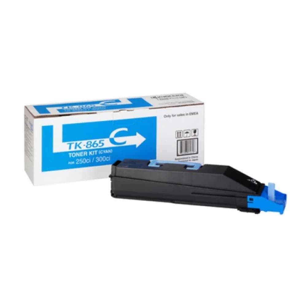 Тонер-картридж TK-865C 12 000 стр. Cyan для TASKalfa 250ci/300ci
