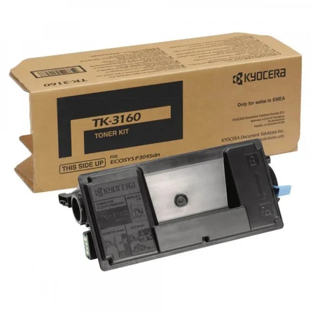Тонер-картридж TK-3160 12 500 стр. для P3045dn/P3050dn/P3055dn/P3060dn/P3145dn/P3150dn/P3155dn/P3260dn/ M3145dn/M3645dn (1T02T90NL1)