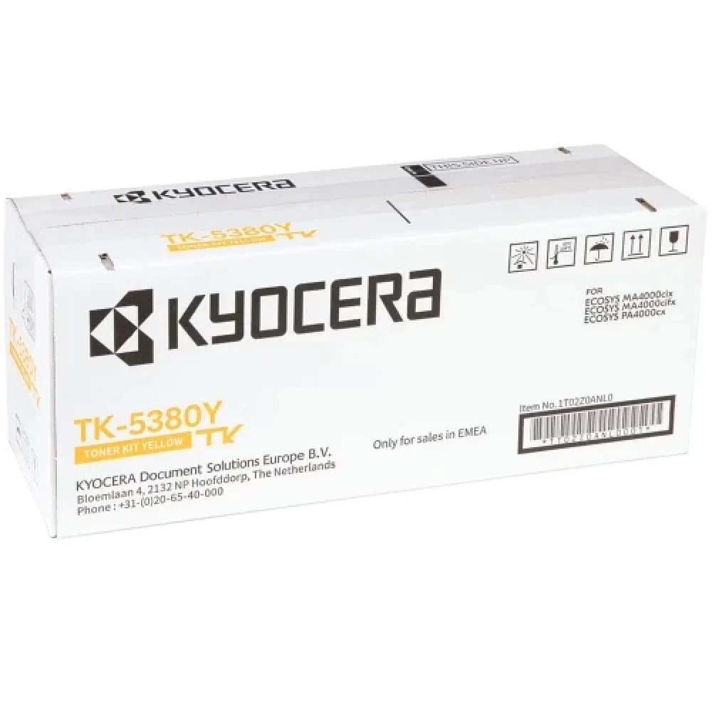 Картридж лазерный Kyocera TK-5380Y 1T02Z0ANL0 желтый (10000стр.) для Kyocera PA4000cx/MA4000cix/MA4000cifx