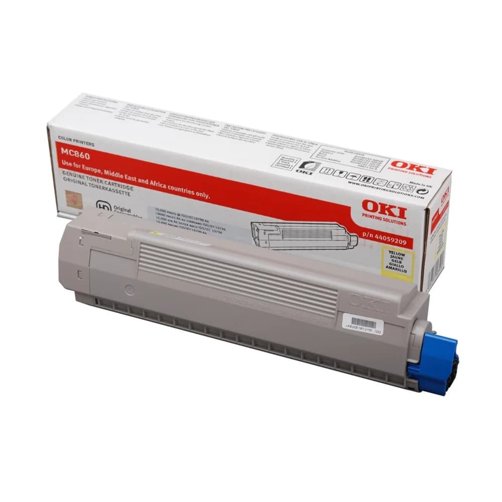 Тонер-картридж Oki МС860 10K (yellow)